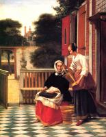 Pieter de Hooch - Hooch de Mistress Servant